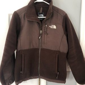 Brown North Face Fleece Jacket